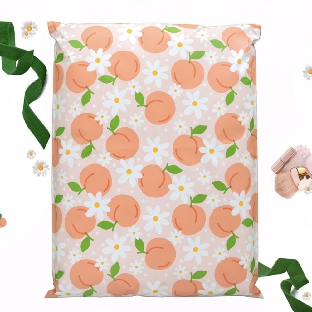 New Extra Large Peach Poly Mailers 14x19 Set Of 5